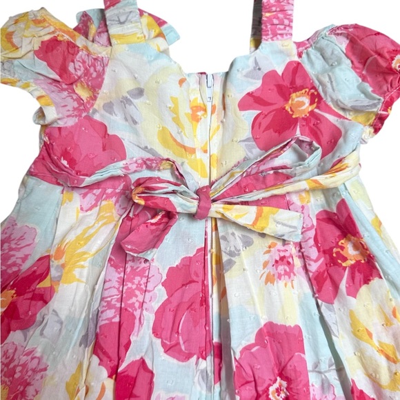 Girls' Vibrant Floral and Geometric Patterned Dress Duo size 3T spring dresses - Picture 4 of 5